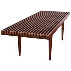 Slat Coffee Table or Bench by Mel Smilow