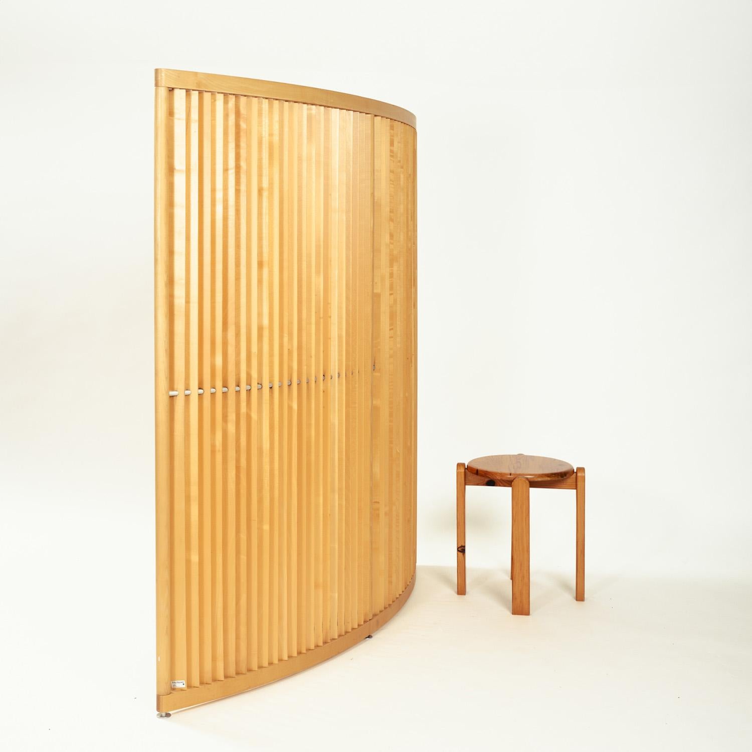 Fritz Hansen-Raumteiler aus Buchenholz mit Labyrinthlatte, Labyrinth, 1990er-Jahre 13