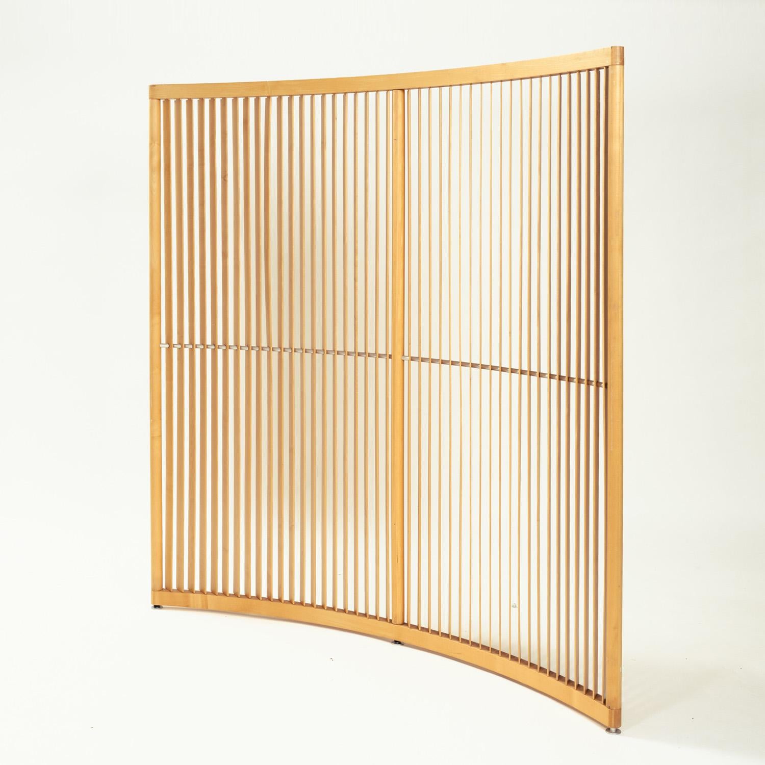 Fritz Hansen-Raumteiler aus Buchenholz mit Labyrinthlatte, Labyrinth, 1990er-Jahre (Moderne)