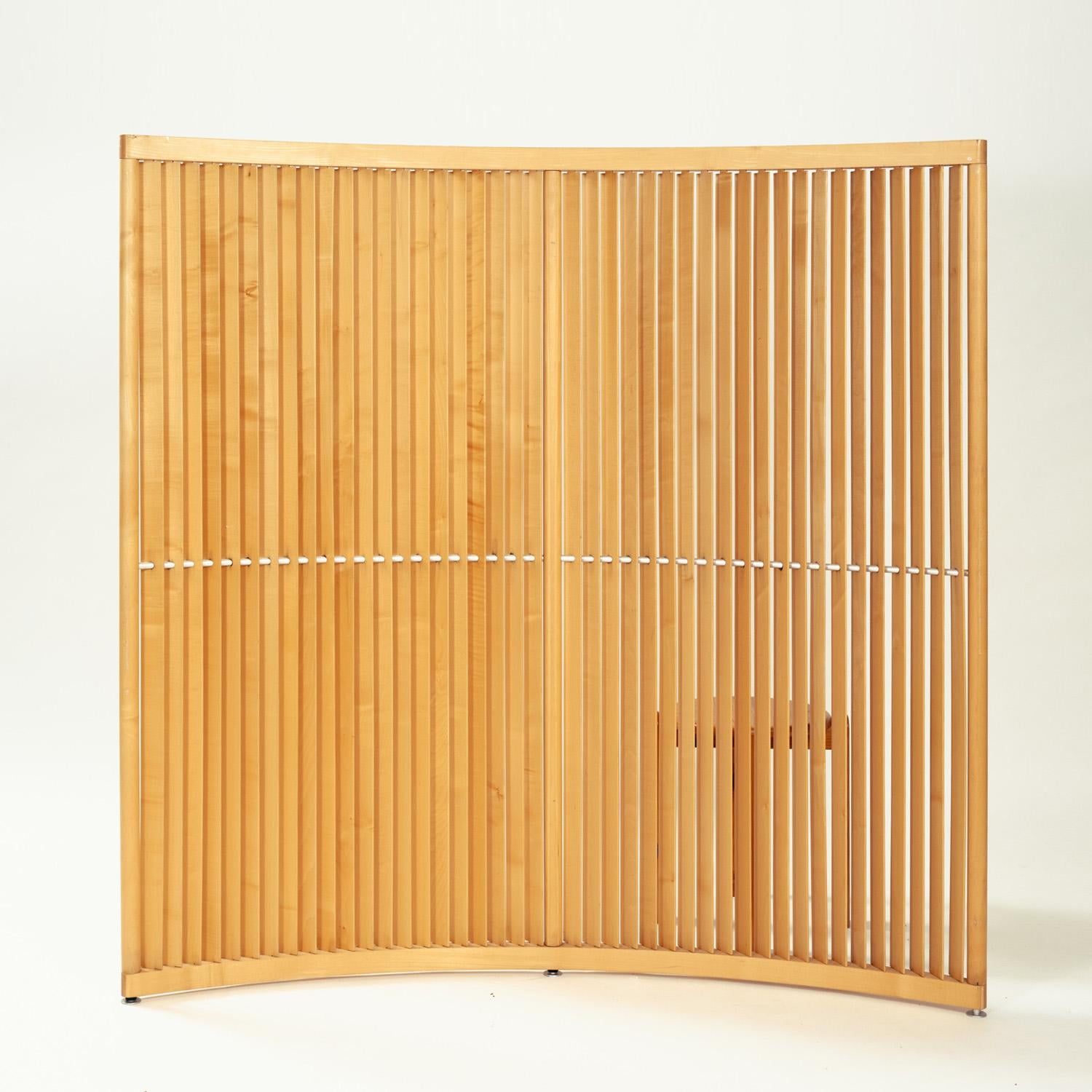 Fritz Hansen-Raumteiler aus Buchenholz mit Labyrinthlatte, Labyrinth, 1990er-Jahre (Dänisch)