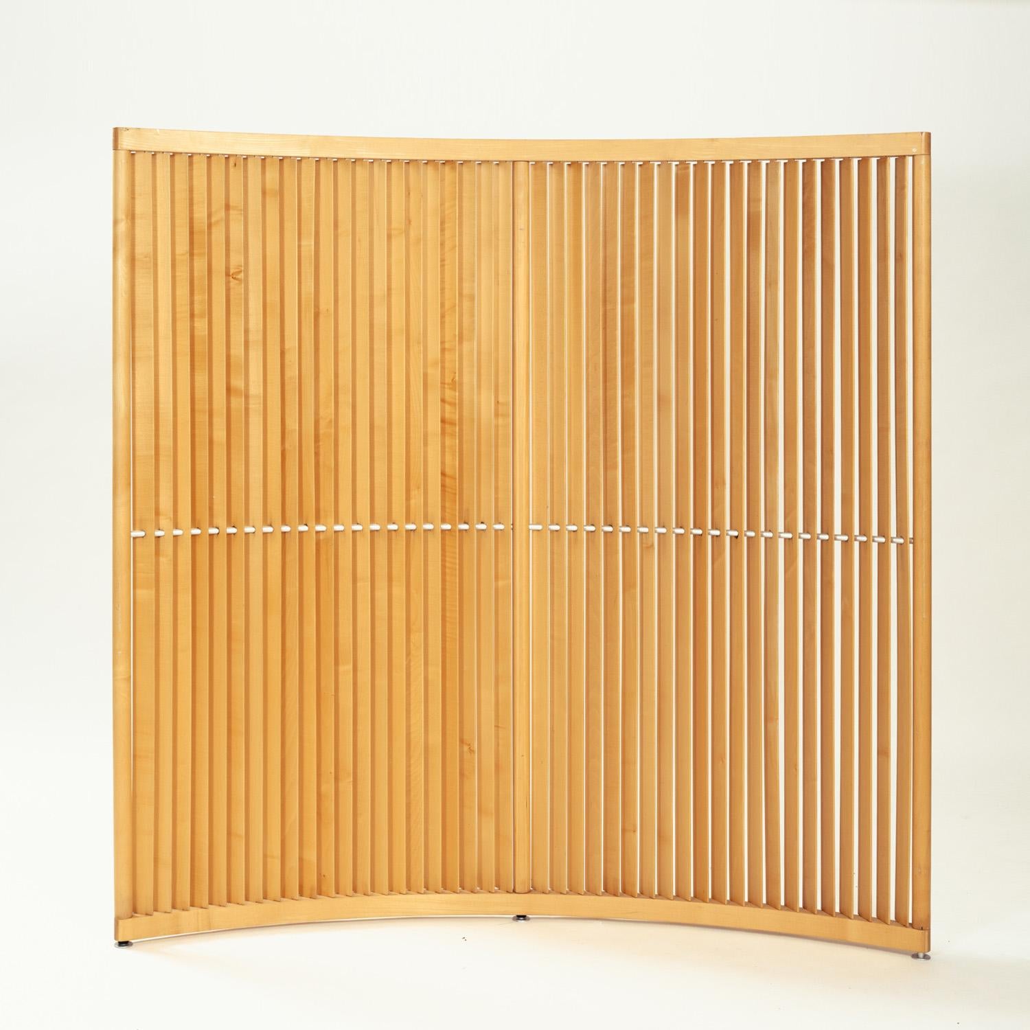 Fritz Hansen-Raumteiler aus Buchenholz mit Labyrinthlatte, Labyrinth, 1990er-Jahre im Zustand „Gut“ in Zevenaar, NL