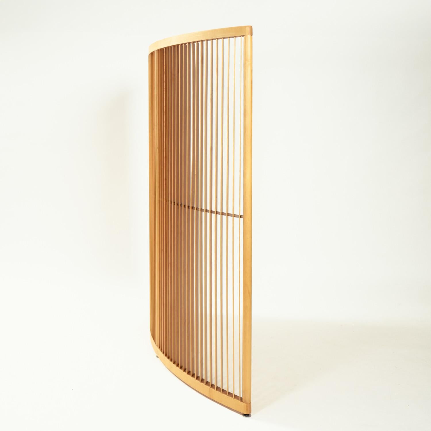 Fritz Hansen-Raumteiler aus Buchenholz mit Labyrinthlatte, Labyrinth, 1990er-Jahre 1