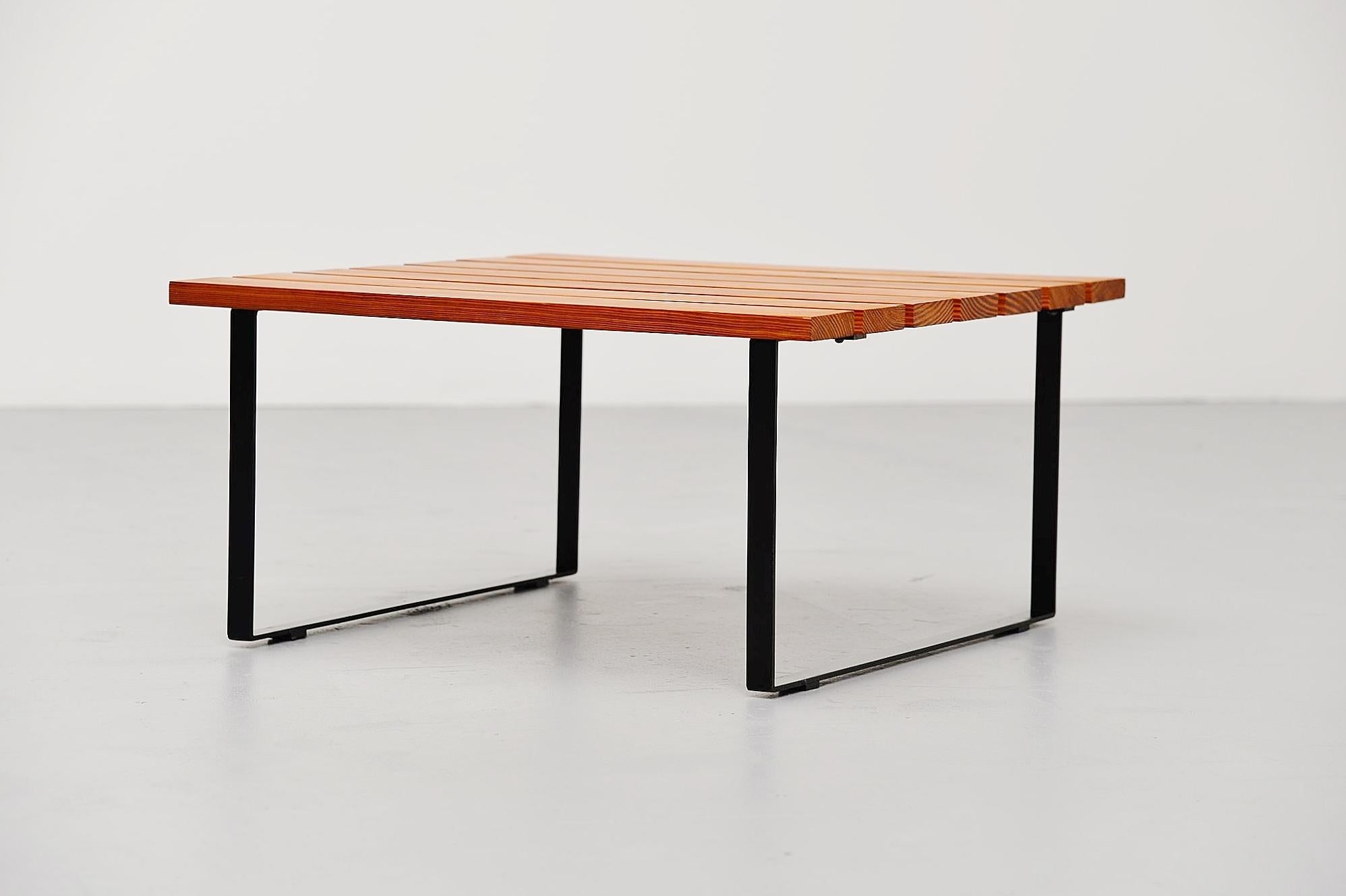 Mid-Century Modern Slat Table by Dutch Architect, Holland, 1950