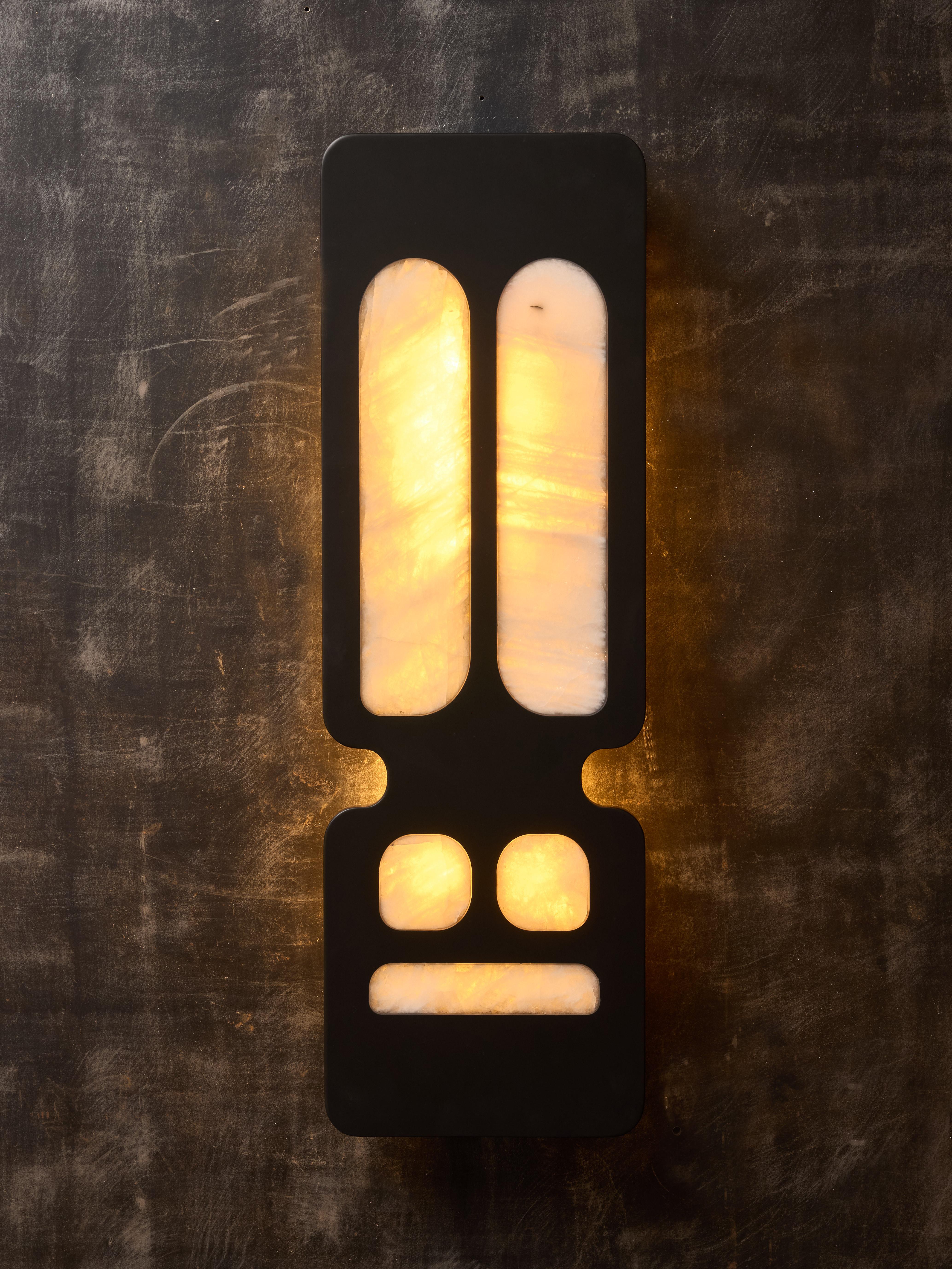 Apliques Cristal Pizarra y Roca by Glustin Luminaires Moderno en venta