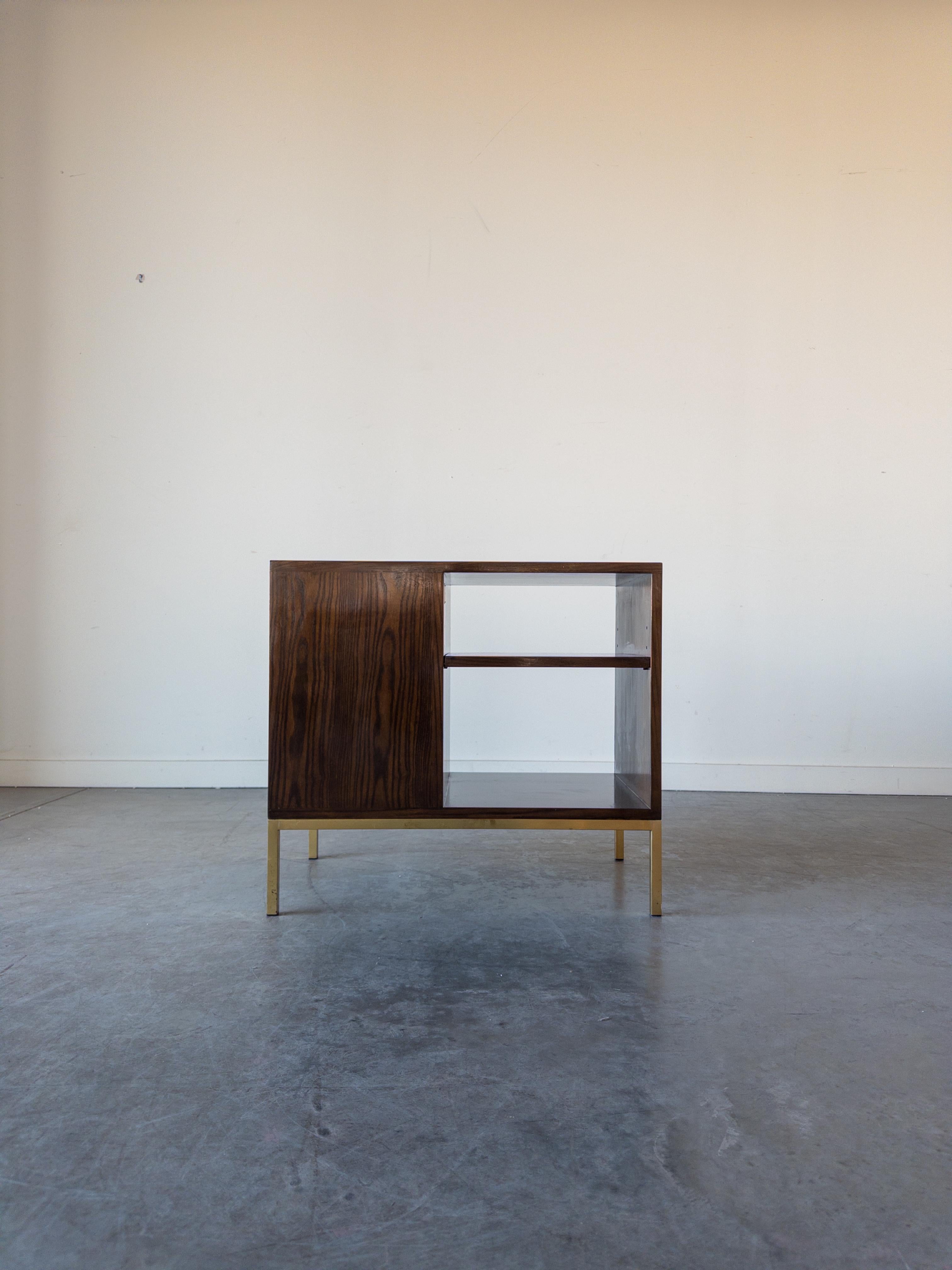 Slate and Walnut Dry Bar Table by Edward Wormley for Dunbar For Sale 3