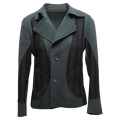 Slate & Black Issey Miyake Knit Jacket Size 2