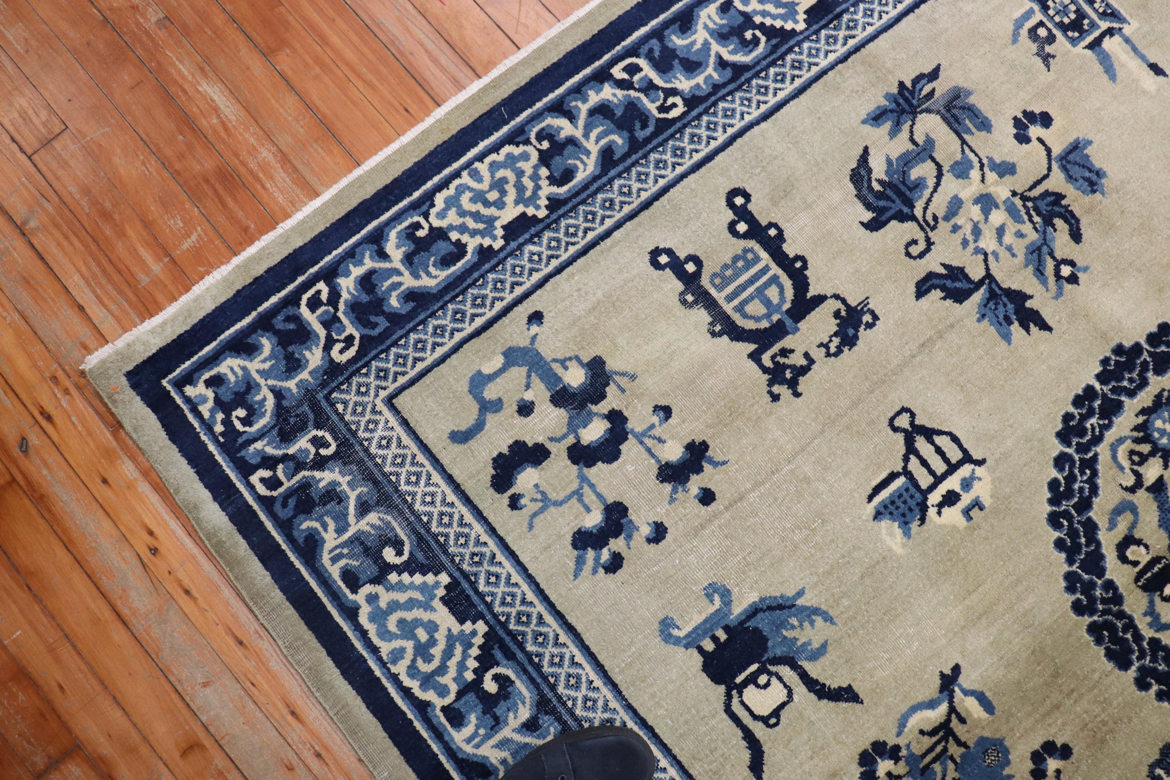 square blue rugs