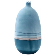 Slate Blue Mercury Vase by Elyse Graham