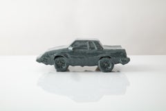 "Slate Celica" Glazed Ceramic Car Sculpture