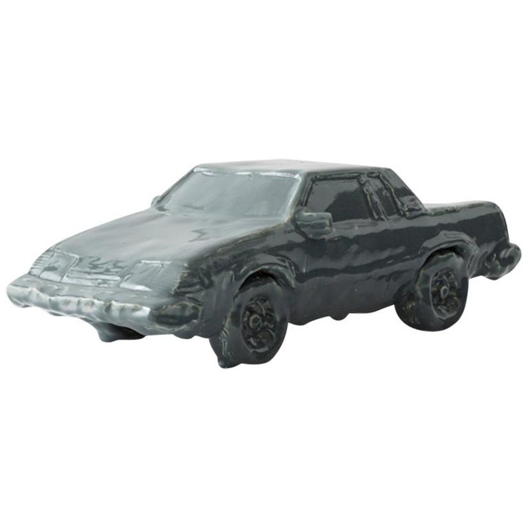 "Slate Celica" Glazed Ceramic Car Sculpture For Sale at 1stDibs
