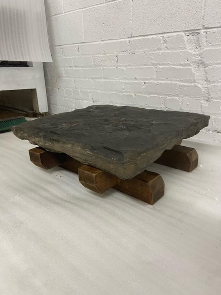 American Slate Low Coffee Table For Sale