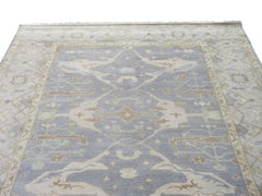 Slate Grey Oushak Area Rug