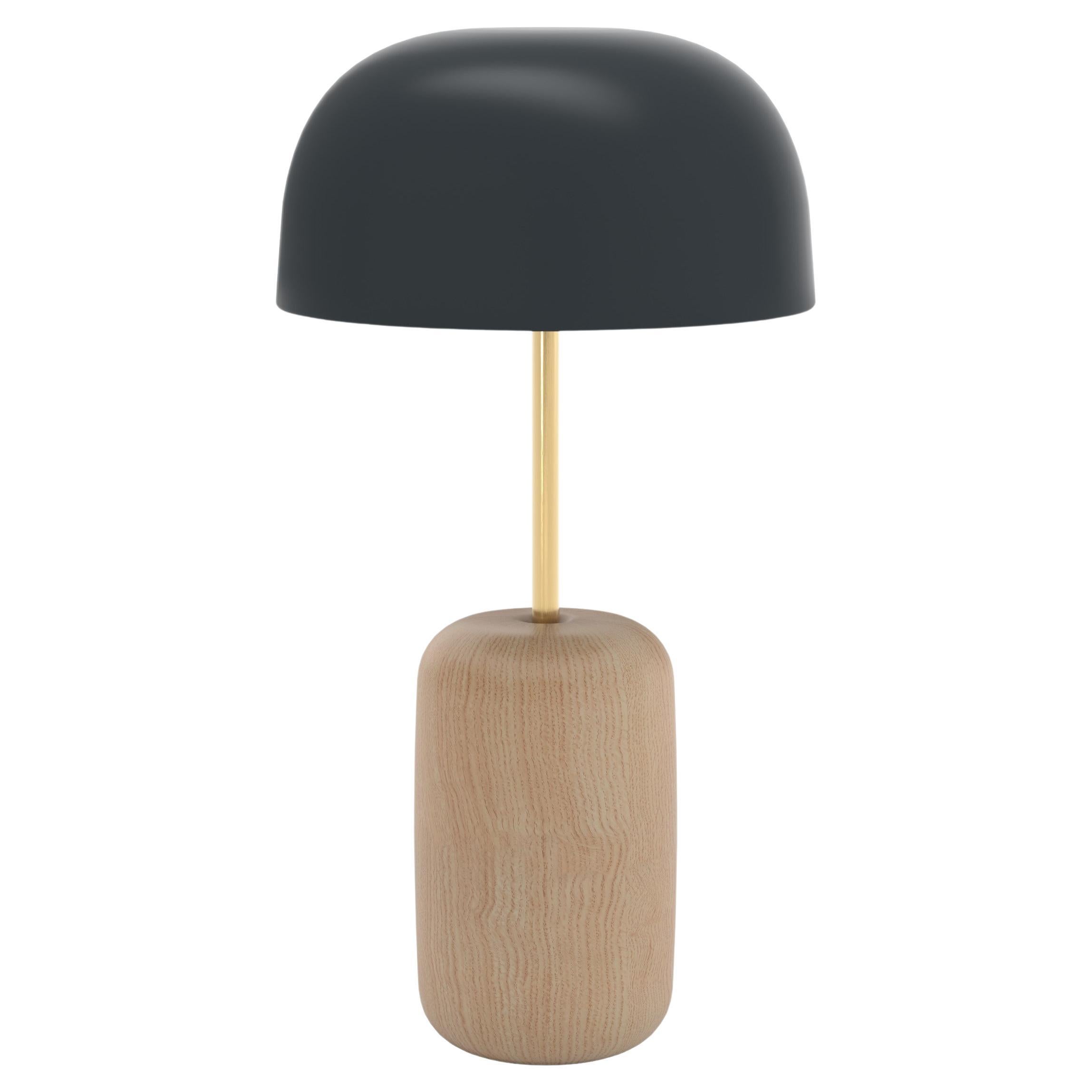 Slate Grey Lampshade Nina Table Lamp by HARTO