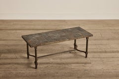 Slate & Iron Coffee Table