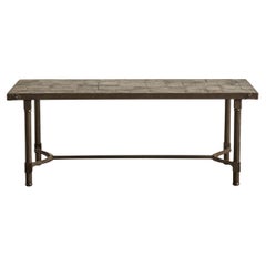 Slate & Iron Coffee Table