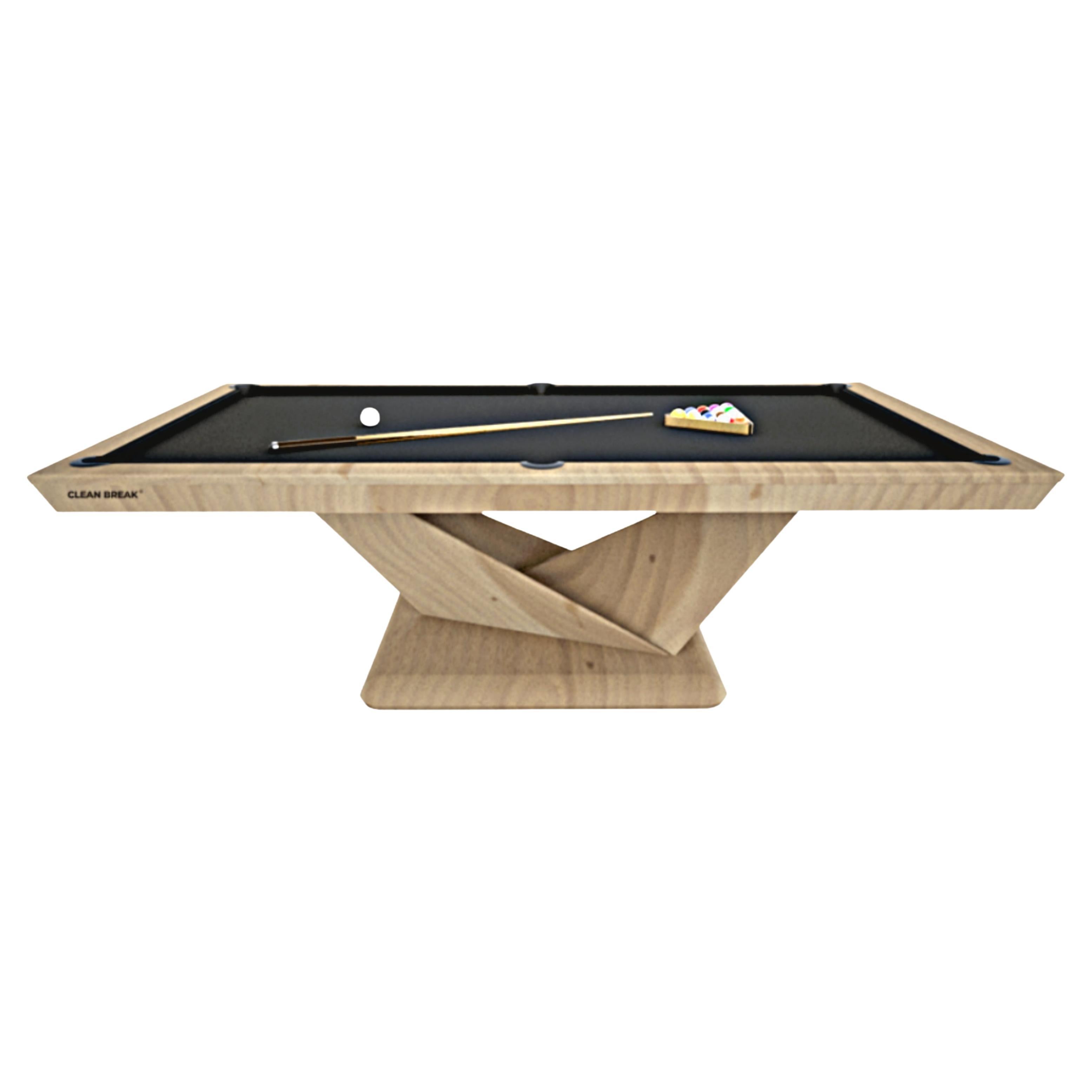 red felt pool table