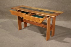 Slate Top Console Table