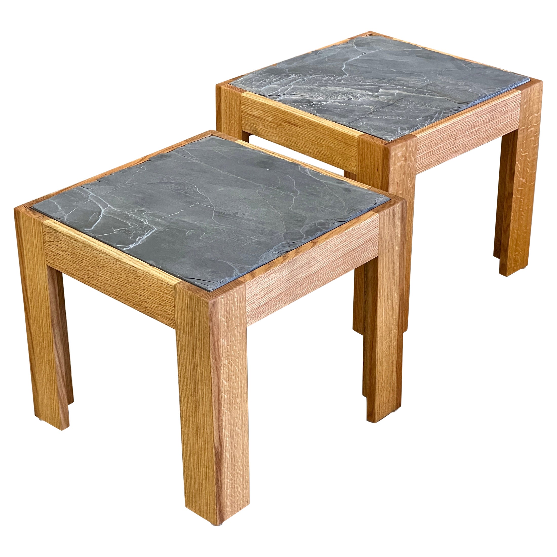 Slate Top Oak Tables