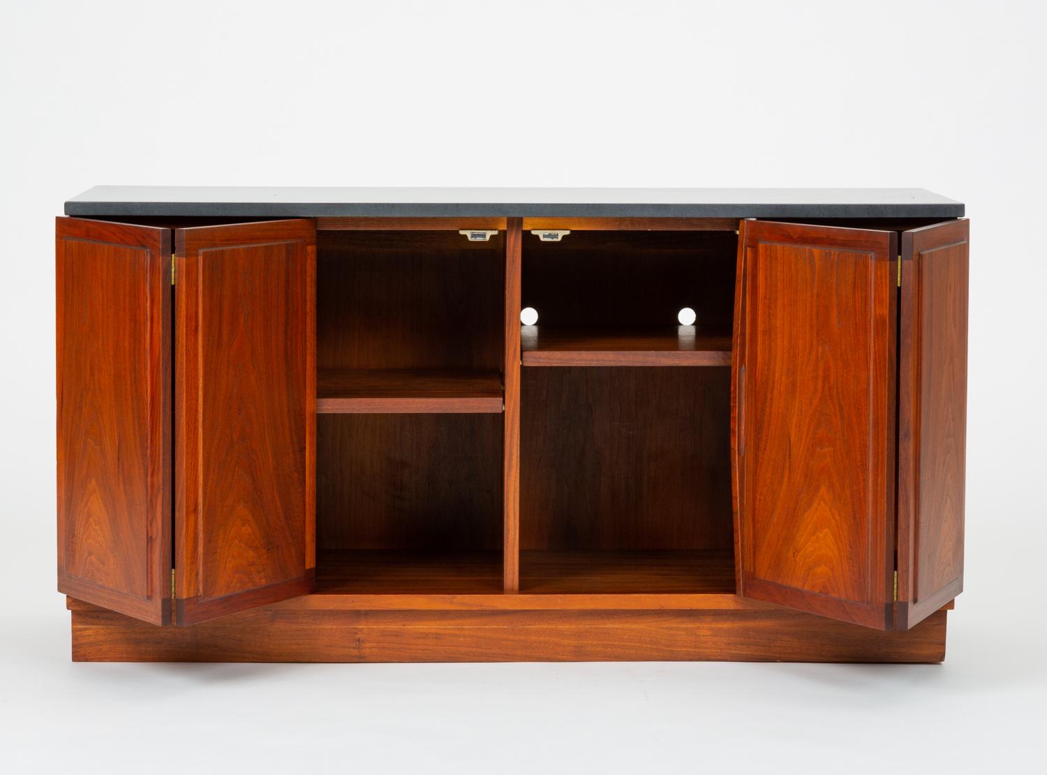 Slate-Top Walnut Sideboard by Jack Cartwright for Founders 6