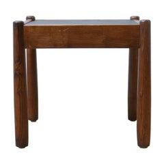 Slate Topped Midcentury Side Table
