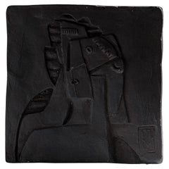 Slate wall sculpture, 1980s