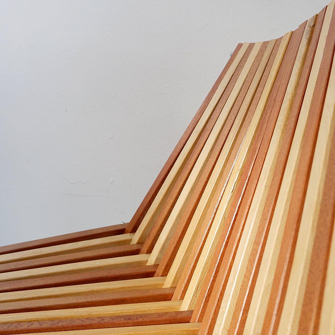 “slats” Side Chair chair in the style of Mod. 218 by Dirk Van Sliedregt for Rohé For Sale 1