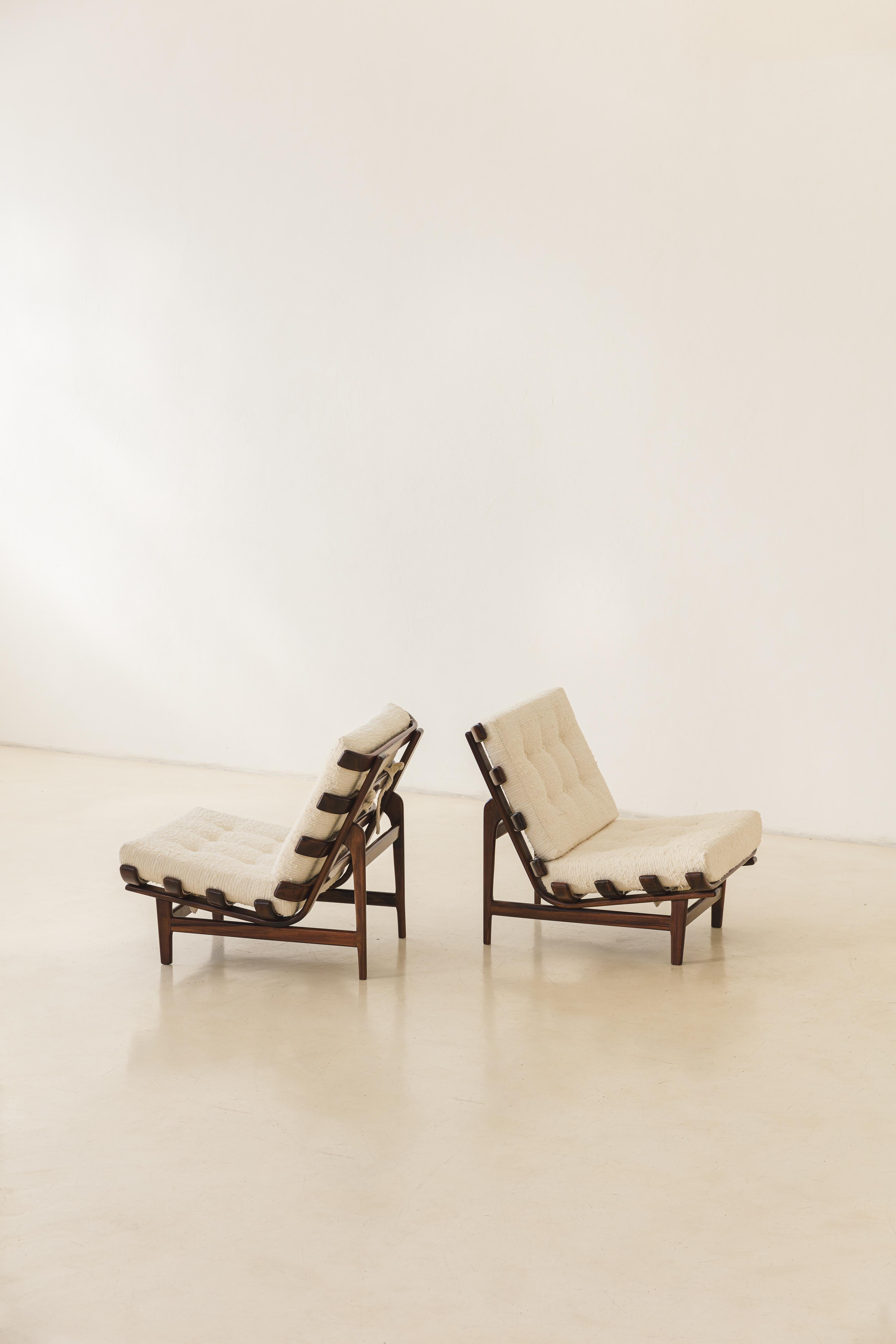 Pair of Armchairs by Móveis de Madeira Pailar, 1960s For Sale 4