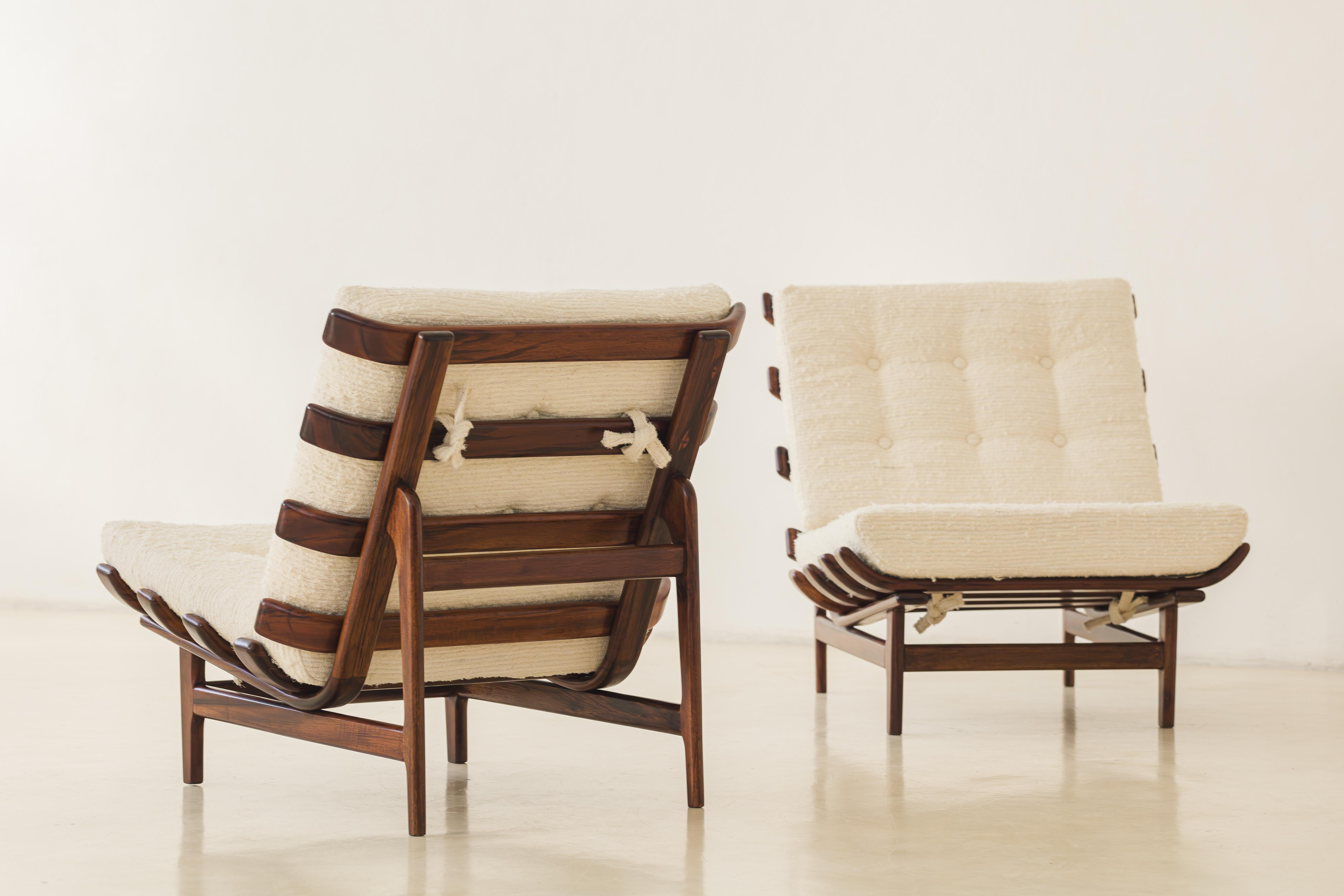 Pair of Armchairs by Móveis de Madeira Pailar, 1960s For Sale 3