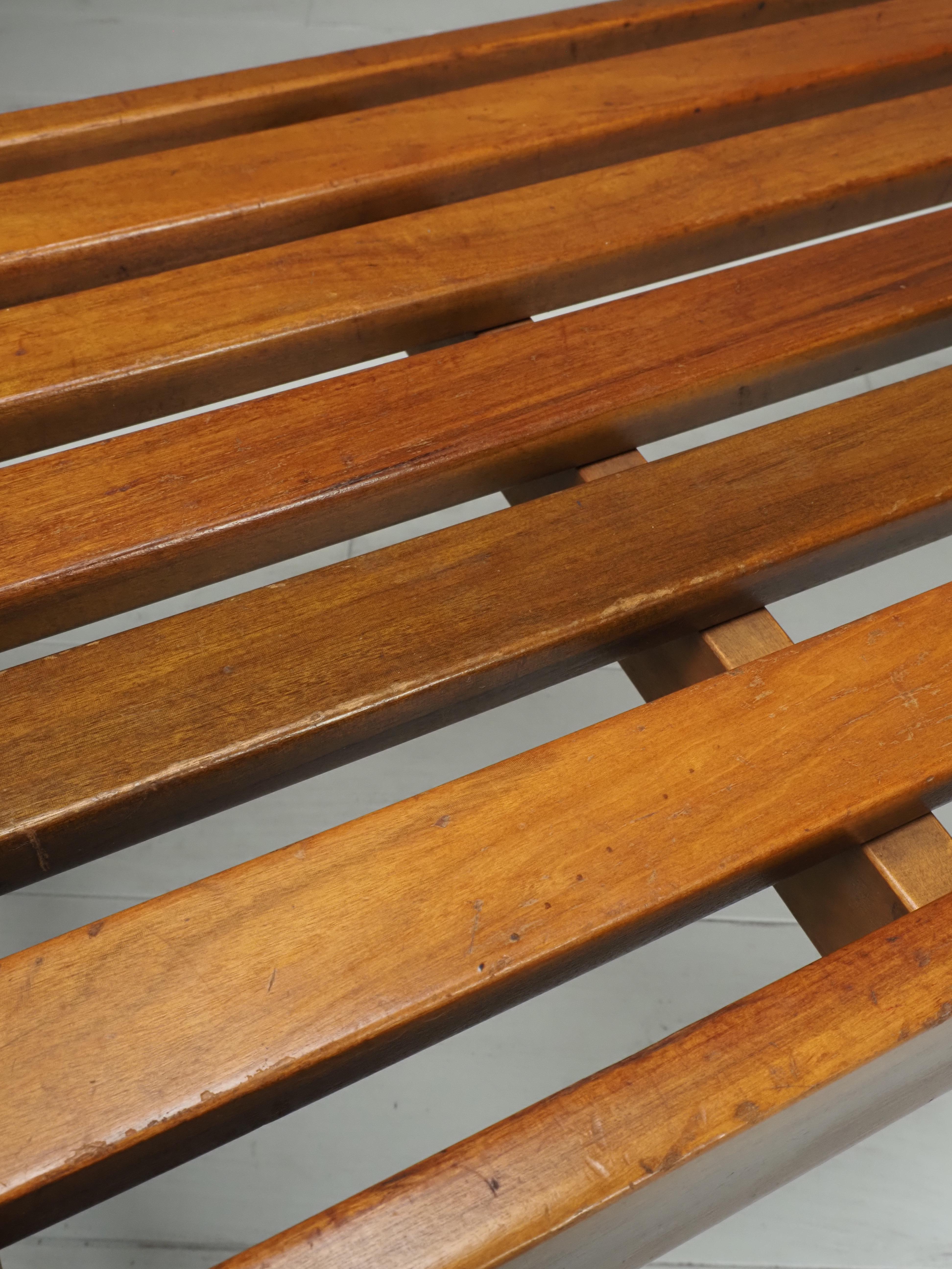 Slatted bench by Gio Ponti for Fratelli Reguitti, 1950s 3