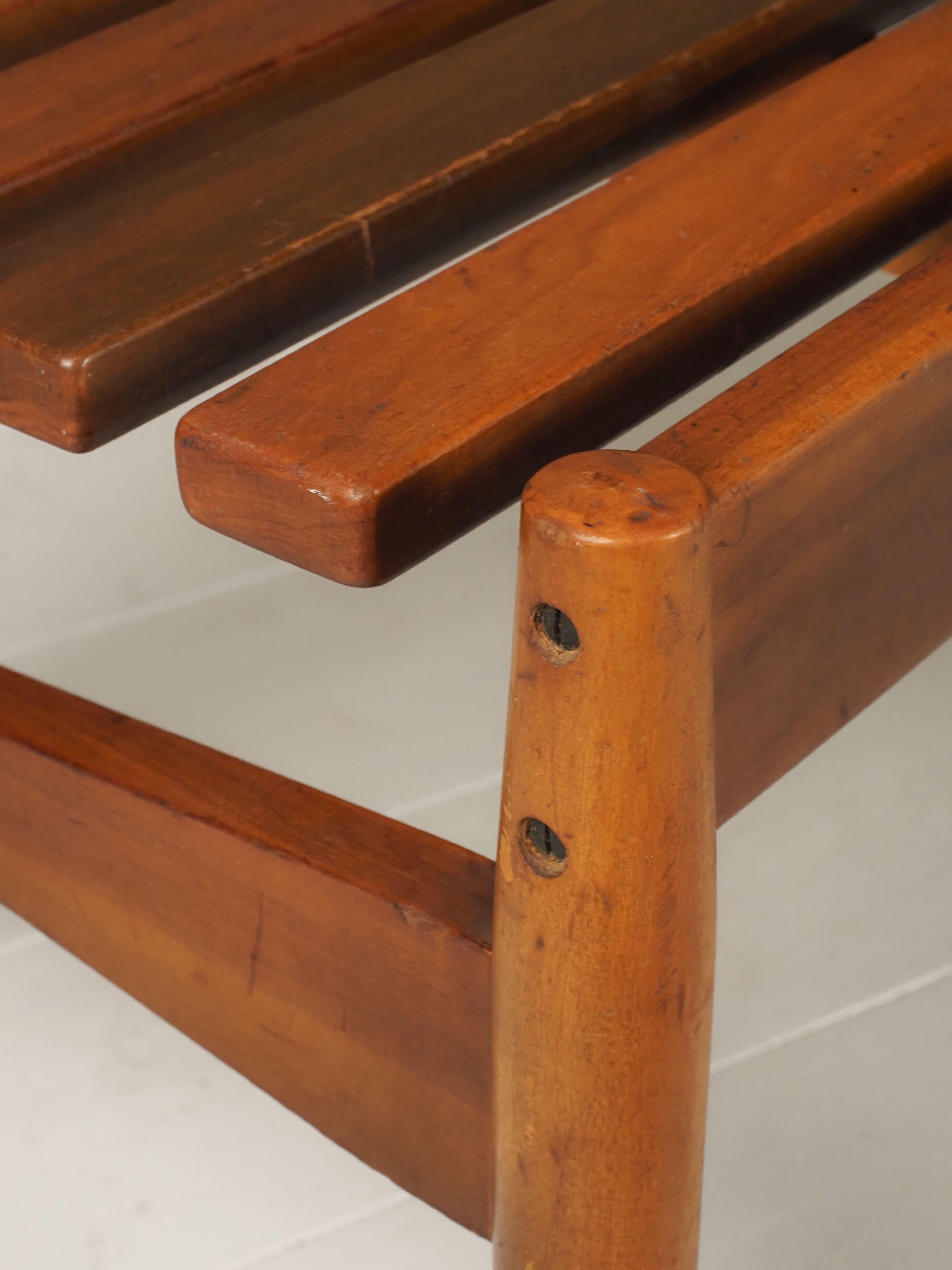 Italian Slatted bench by Gio Ponti for Fratelli Reguitti, 1950s