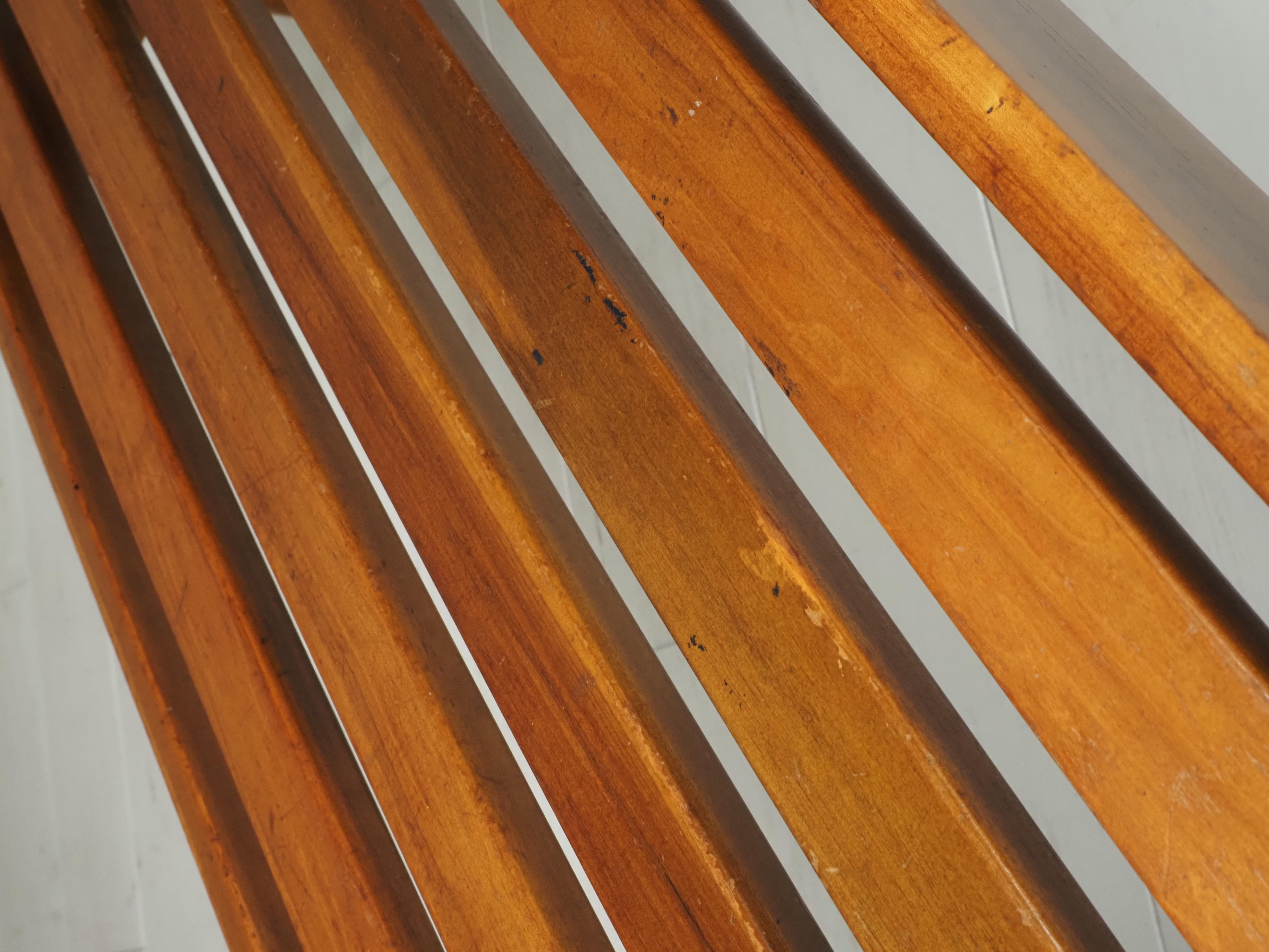 Slatted bench by Gio Ponti for Fratelli Reguitti, 1950s 2