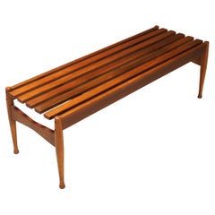 Slatted bench by Gio Ponti for Fratelli Reguitti, 1950s