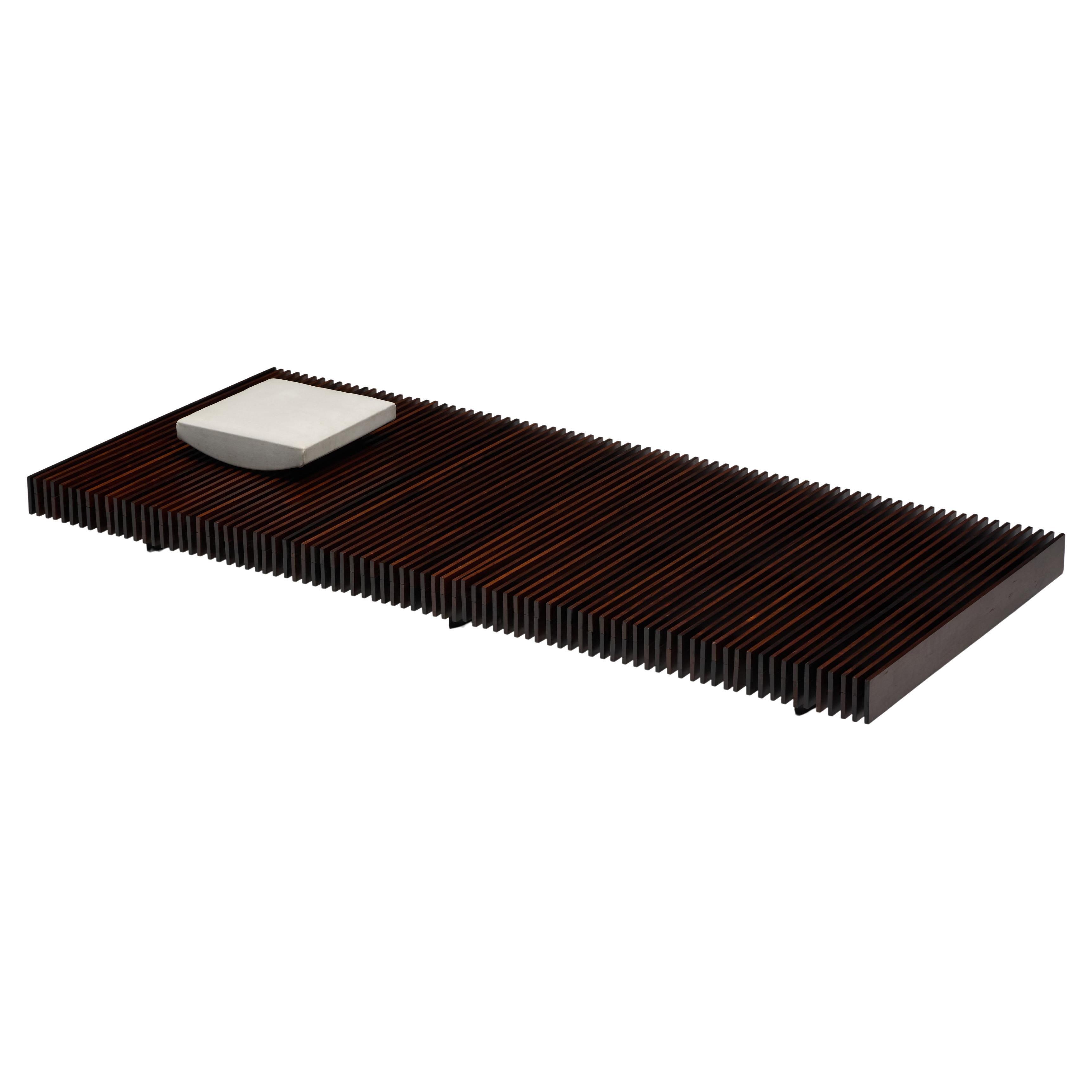 Banc à lattes de Móveis Ambiente, Brésil, 1965 en vente