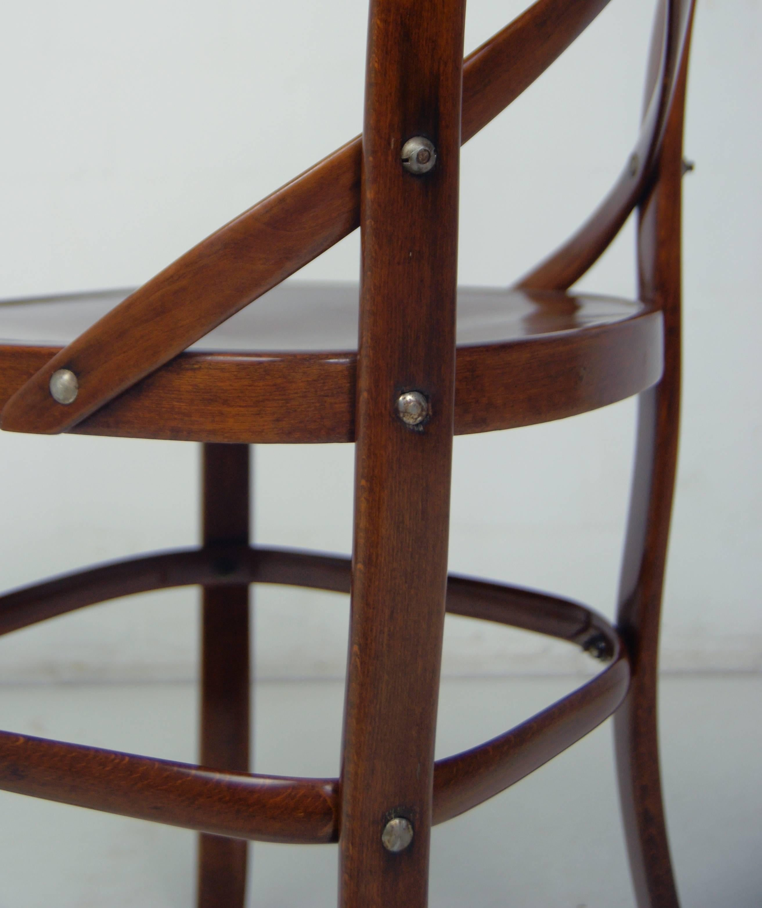 Slatted Chair Thonet-Armchair No. 91 4