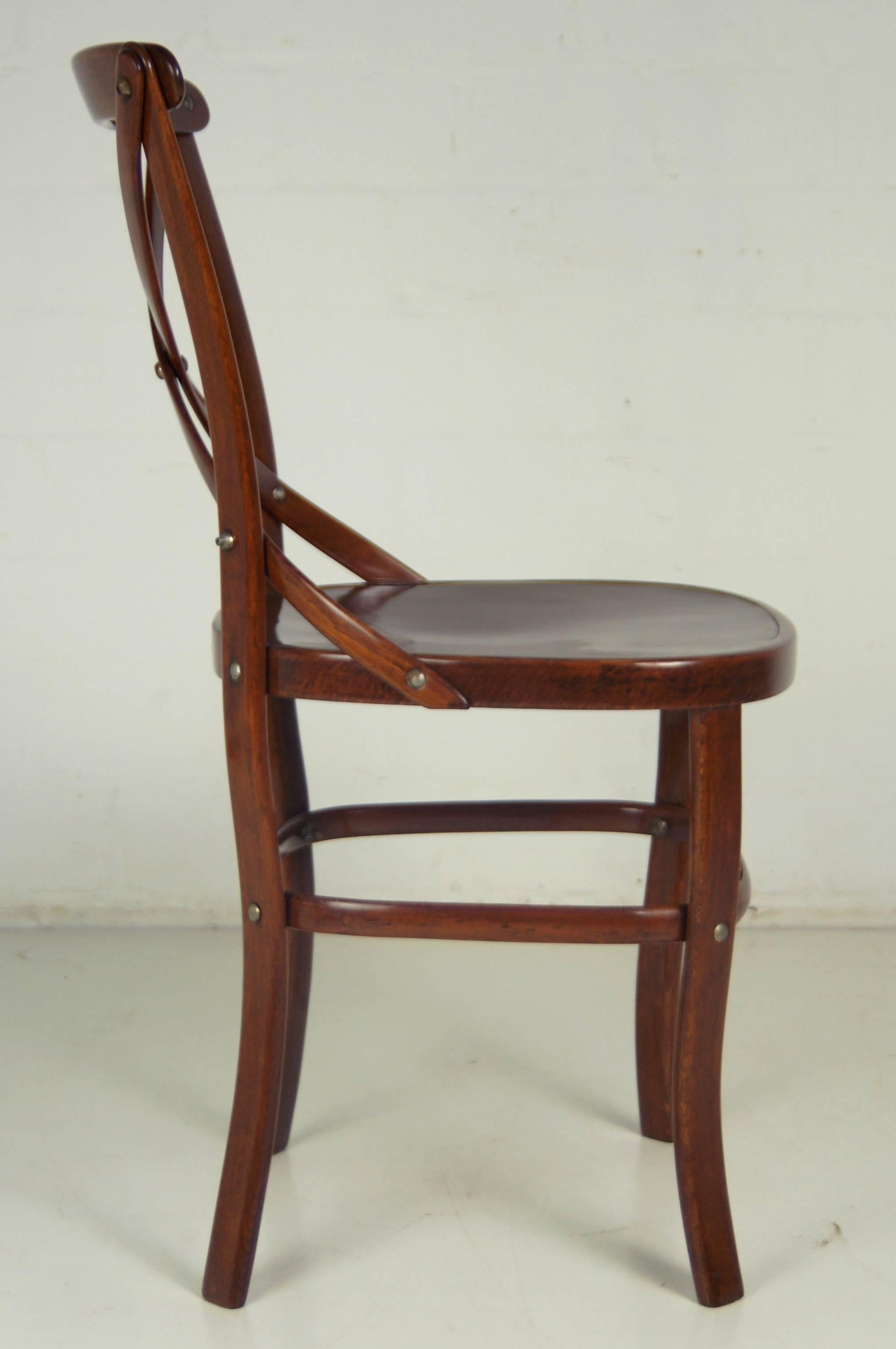 Slatted Chair Thonet-Armchair No. 91 (Furnier)