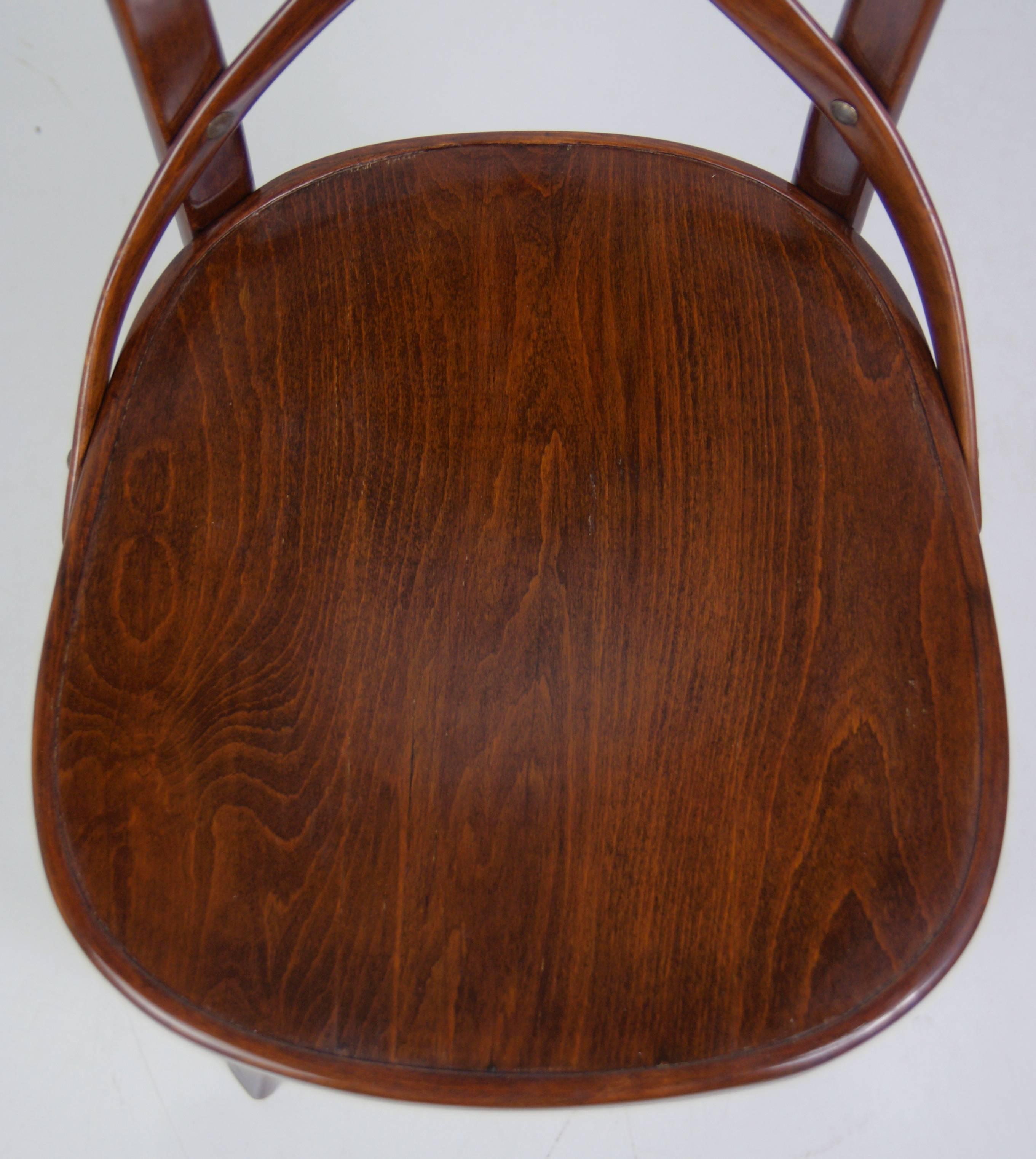 Slatted Chair Thonet-Armchair No. 91 (Frühes 20. Jahrhundert)