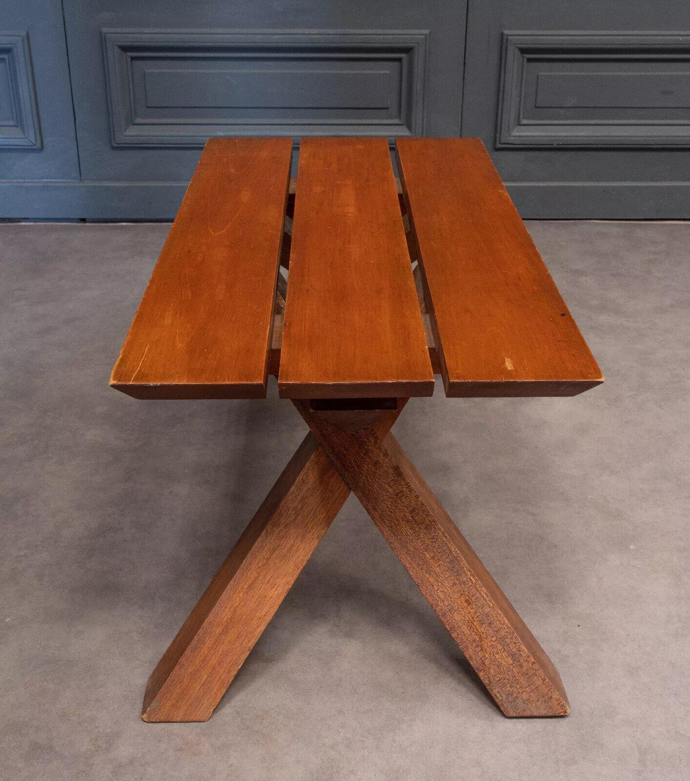 Table basse Dominique Zimbacca par Pierre Chapo 1970 en vente 2