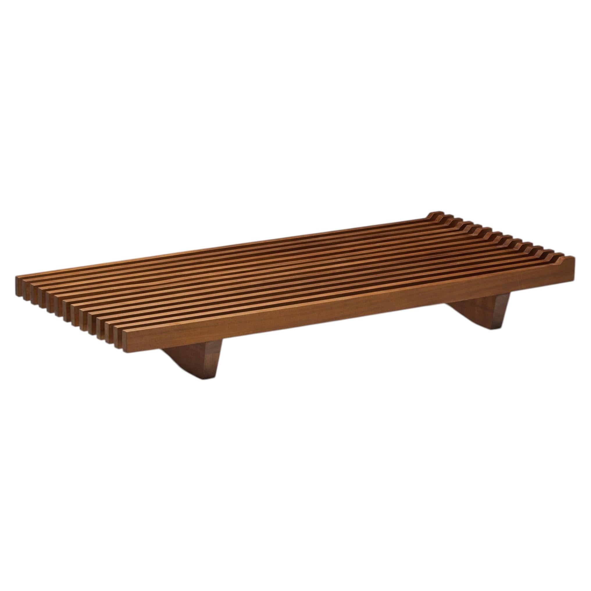 Slatted Daybed by Robert Anxionnat, France, circa 1960