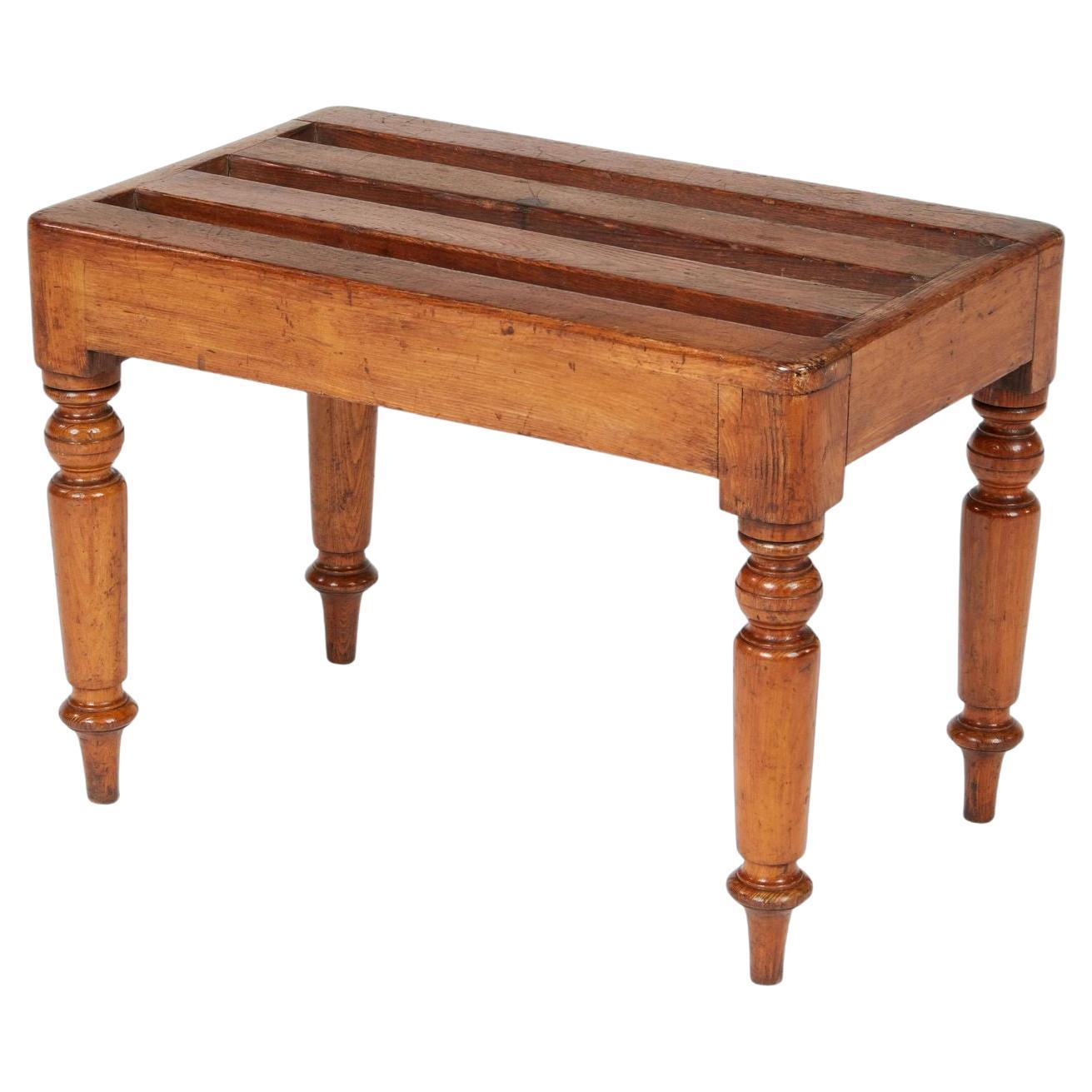 Slatted Luggage Bench For Sale