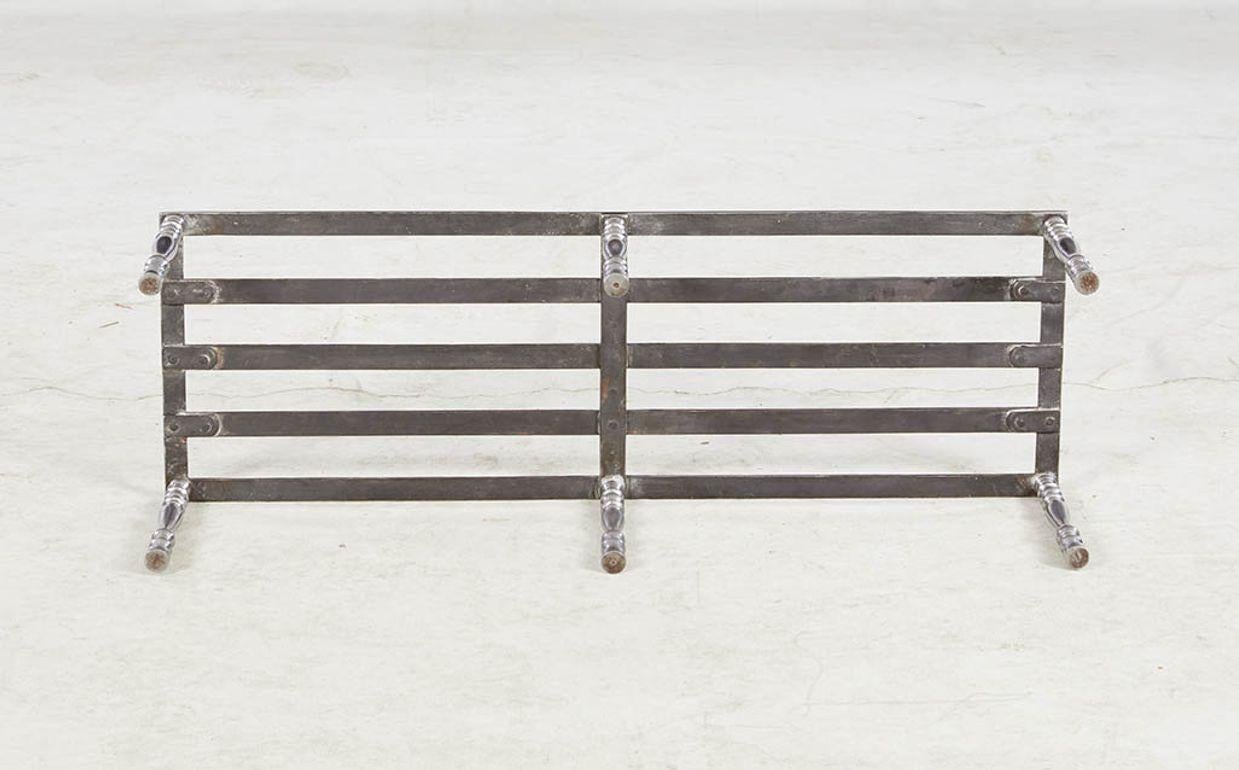 Slatted Six Leg Steel Luggage Stand For Sale 3