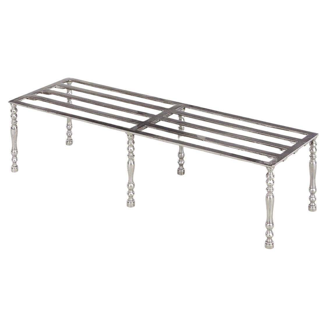 Slatted Six Leg Steel Luggage Stand