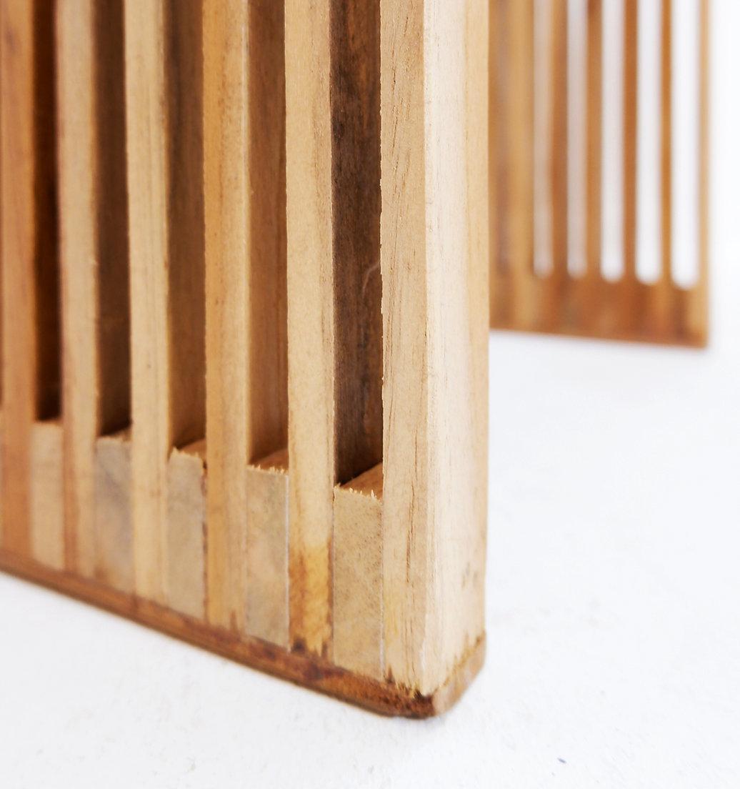 Lattenrost Wood Nesting Tables im Angebot 4