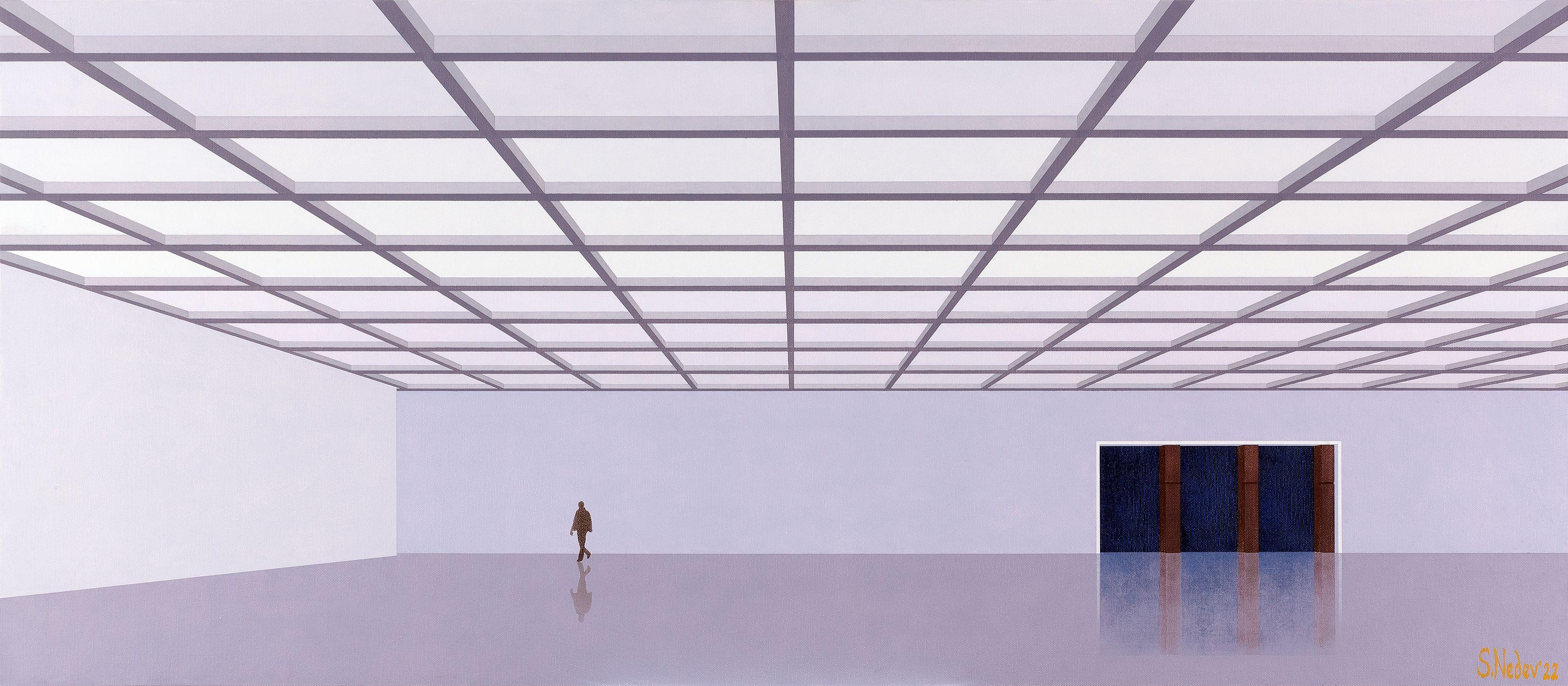 Museo, Pintura, Óleo sobre lienzo - Painting de Slav Nedev