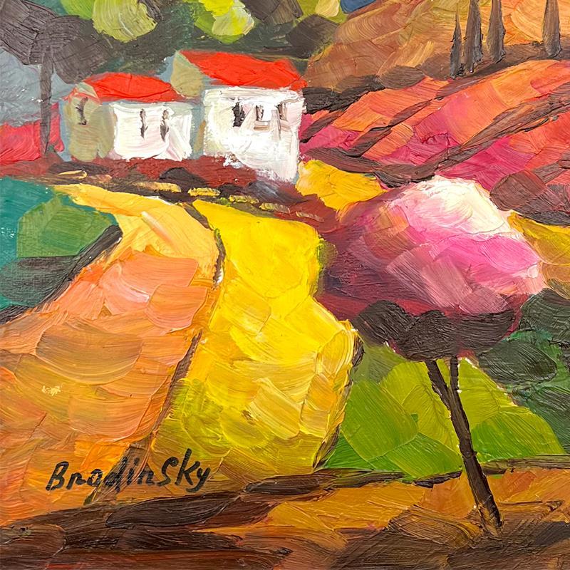 Slava Brodinsky, pittura originale su tela firmata a mano 1
