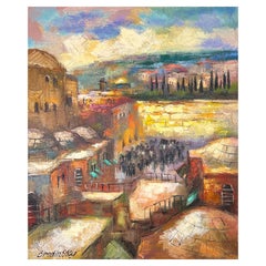 Slava Brodinsky, pittura originale su tela firmata a mano