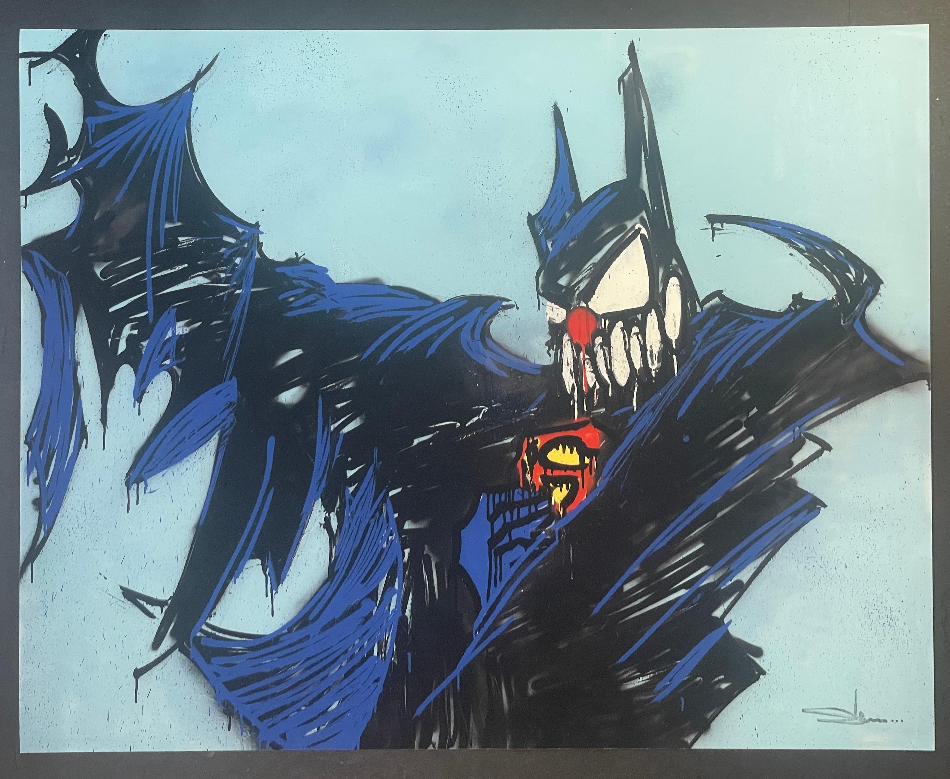 Olaolu Slawn "Batman" Stampa Artista di strada contemporaneo, 2025