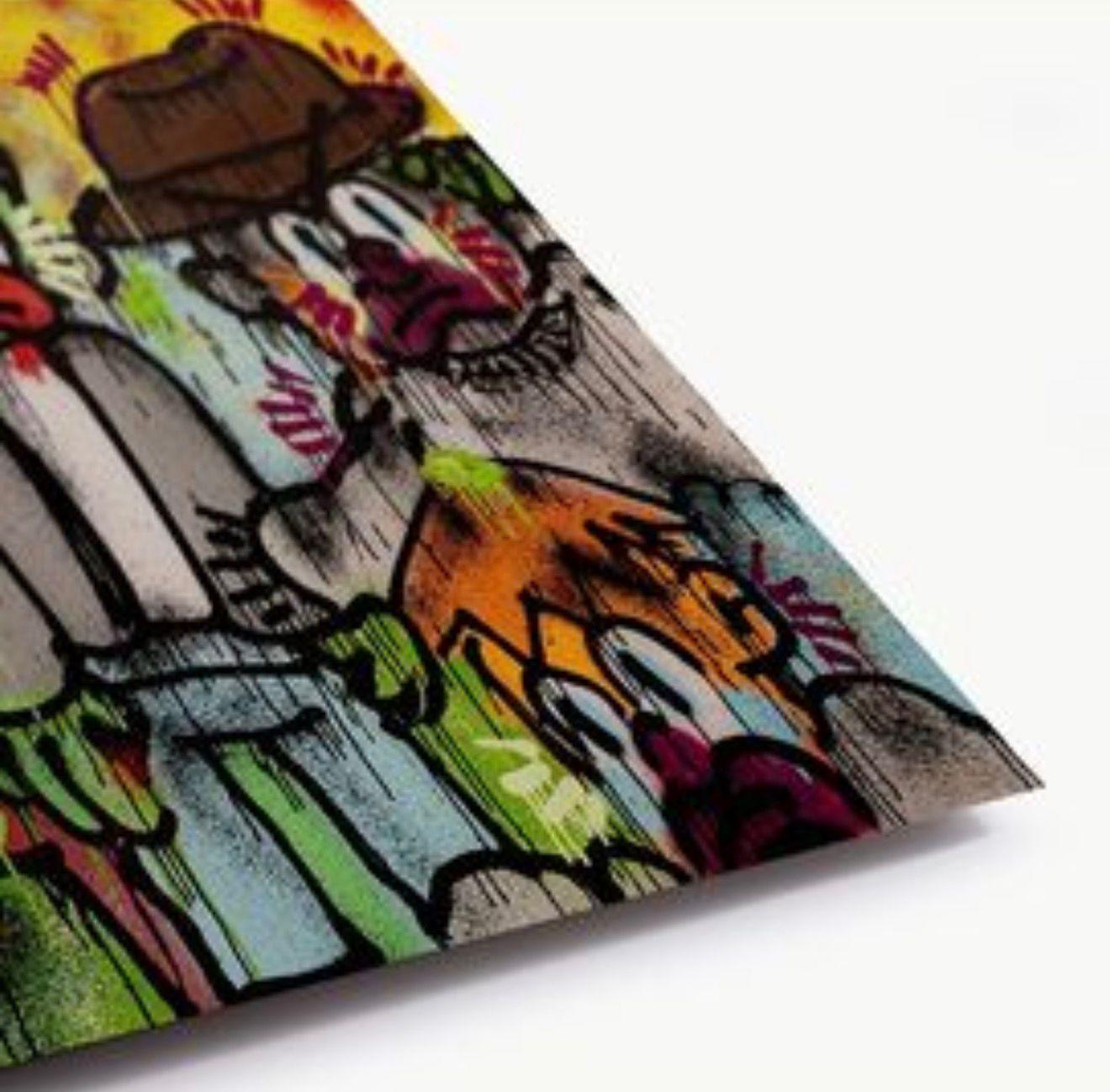 Spooky N Friends (Small) - Olaolu Slawn - Contemporary Artwork Print For Sale 1