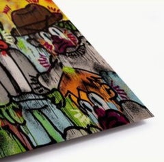 Spooky N Friends (Small) - Olaolu Slawn - Zeitgenössisches Kunstwerk drucken