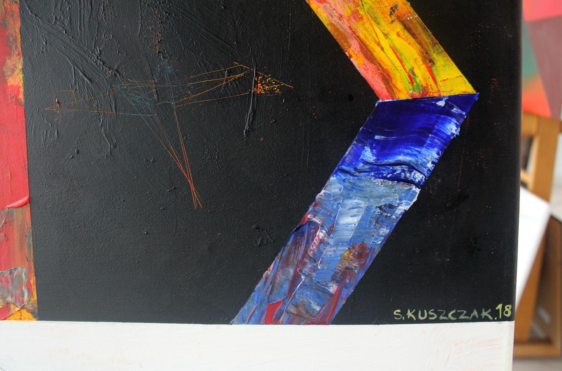 Aesthetics - XXI century, Acrylic Painting, Abstract, Colorful, Vibrant Colors For Sale 3