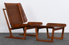 Sled Chair and Ottoman by Hans Juergens for Deco House, 1960s